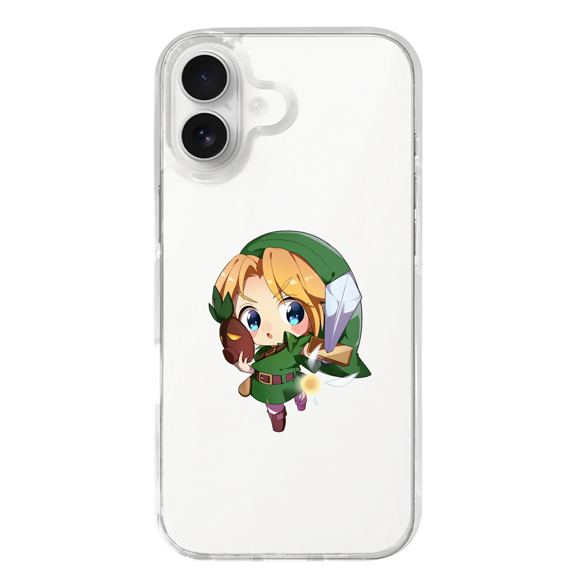 ゼルダの伝説 グッズ,リンク - iPhone 17シリーズ 透明スマホケース – 薄型・耐衝撃・精密フィット保護カバー